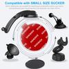 AZXYI 6 Pack 53mm(2.09inch) Adhesives for Suction Cup Replacement, Windshield Mount Adhesive Replacement Kit, Compatible with Mounting Disk, GPS Dash Cam and Socket Car Dashboard Suction Cup Mount view 3