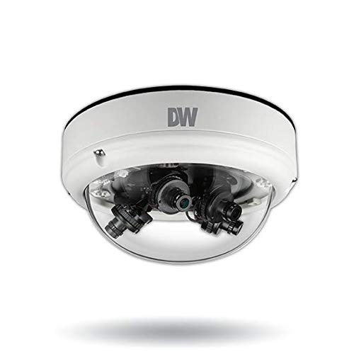 Digital WATCHDOG DWC-VS753WT Star-Light Flex 8MP (4X 2.1MP/1080p) WDR 3DDNR AHD Outdoor Dome Camera with 2.8mm Fixed Lens Lens, BNC Connection