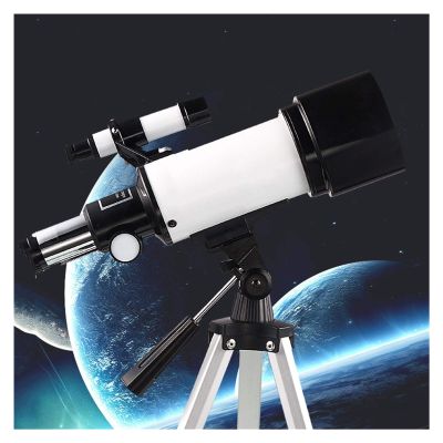 YXCKG Telescope for Beginners, Astronomy Telescopes, 70mm Aperture 400mm AZ Mount, Refractor Scope, Telescope Optic for View Moon Planet, Moon Filter, 2 Eyepieces (Size : Set G)