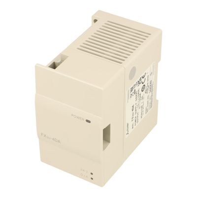 MITSUBISHI FX3U-4DA Output Module, FX Series, Analog, 4 Channel, 4-20 MA,