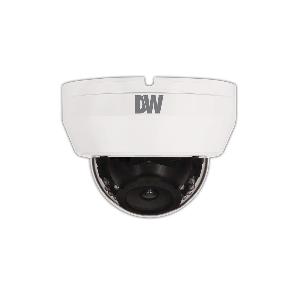 Digital WATCHDOG DWC-D3853WTIRW Star-Light Plus UHDoC 8MP 4K IR WDR HD-TVI, HD-CVI Dome Camera with 2.8mm Fixed Lens Lens, BNC Connection