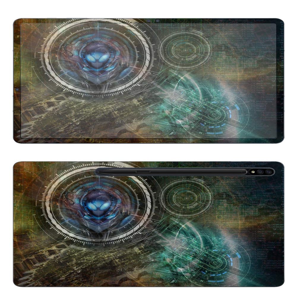 Decalrus - Protective Decal Skin Sticker for Samsung Galaxy Tab S7 Plus (12.4" Screen) Tablet Cover wrap SAgalaxyTab_S7plus-126