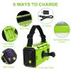 Raynic Emergency Weather Radio, 5000mAh/18500mWh Weather Radio, Portable Solar Hand Crank Radio with AM/FM/SW/NOAA, Cell Phone Charger, Headphone Jack, Flashlight and SOS Siren view 4