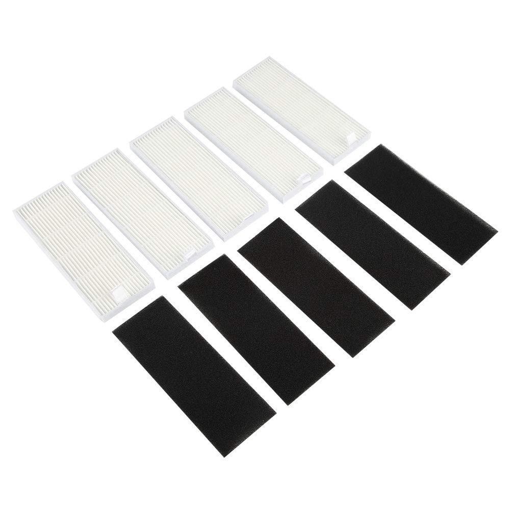 Omabeta 5 PCS Robot Vacuum Replacement Filter for Ecovas A4s A6 A4 A40 A8/ DN621 X620 Robot Vacuum Cleaner