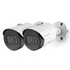Amcrest 2-Pack UltraHD 5MP Outdoor POE Camera 2592 x 1944p Bullet IP Security Camera, Outdoor IP67 Waterproof, 103 FOV, 2.8mm Lens, 98.4ft Night Vision, 5-Megapixel, IP5M-B1186EW-28MM (White) view 1