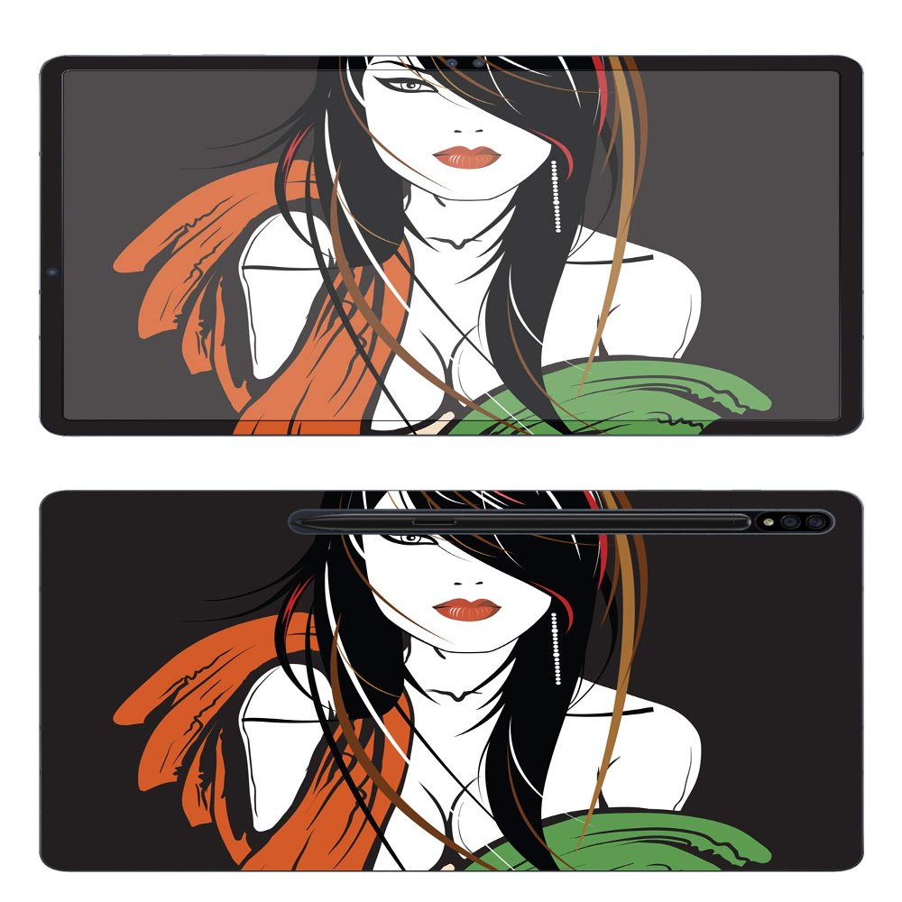 Decalrus - Protective Decal Skin Sticker for Samsung Galaxy Tab S7 Plus (12.4" Screen) Tablet Cover wrap SAgalaxyTab_S7plus-146