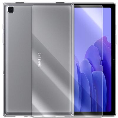 AceSoft High-Sensitivity Shatterproof Wear-Resisting Tempered Glass Screen Protector Film Full Impact Protective Non-Slip Soft TPU Case Cover Skin Compatible with Samsung Galaxy Tab A7 10.4" SM-T500N