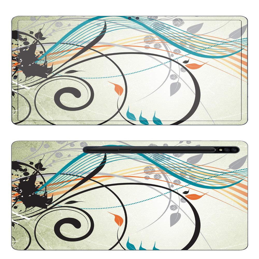 Decalrus - Protective Decal Skin Sticker for Samsung Galaxy Tab S7 Plus (12.4" Screen) Tablet Cover wrap SAgalaxyTab_S7plus-200