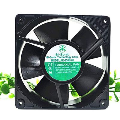for Bi-Sonic 4E-230B 02 119x119x38mm 230V 22/21W 0.25A All Metal Cooling Fan