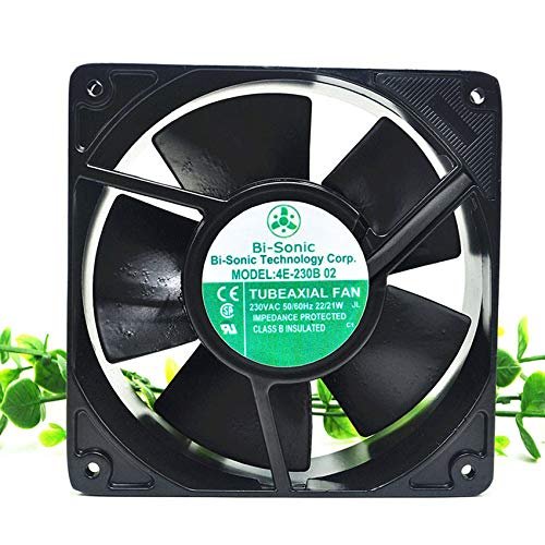 for Bi-Sonic 4E-230B 02 119x119x38mm 230V 22/21W 0.25A All Metal Cooling Fan