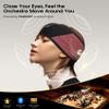 MUSICOZY Sleep Headphones Bluetooth 5.4 Headband, Wireless Earphones Music Sleep Earbuds Sleeping Eye Mask with HD Stereo Speakers for Workout Running Travel Yoga, Ideal Gifts (Red & Black) view 4