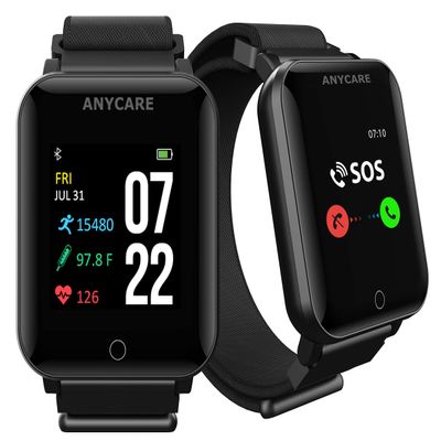 AnyCARE TAP2 Smart Health Watch with Remote Health Monitoring and Medical Alert for Healthier Living - for iPhone Users Only