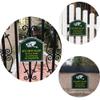 24 Hour Video Surveillance Warning Reflective Sign No Trespassing Sign Security Alert 12x12 Inch Aluminum Alloy CCTV Security Camera Sign UV Printed - 2Pcs Dark Green and Yellow view 4