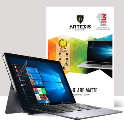 Artemis Shields Matte Anti Glare Screen Protector with Full Screen Coverage for Dell Latitude 12 7200 2in1 (T04J) 2 Pack compatible with and with out keyboard