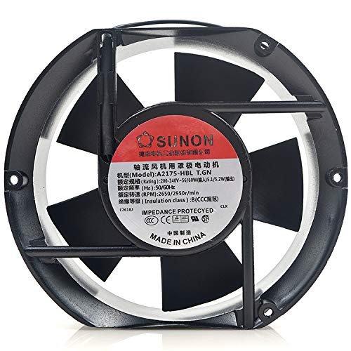 A2175-HBL T.GN 220V Ball Bearing Capacitive Axial Cooling Fan 17251 Industrial axial Fan