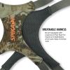 SPIKA Binocular Harness Chest Pack, Camo Bino Case with Rangefinder Waterproof Pouch for Hunting view 2