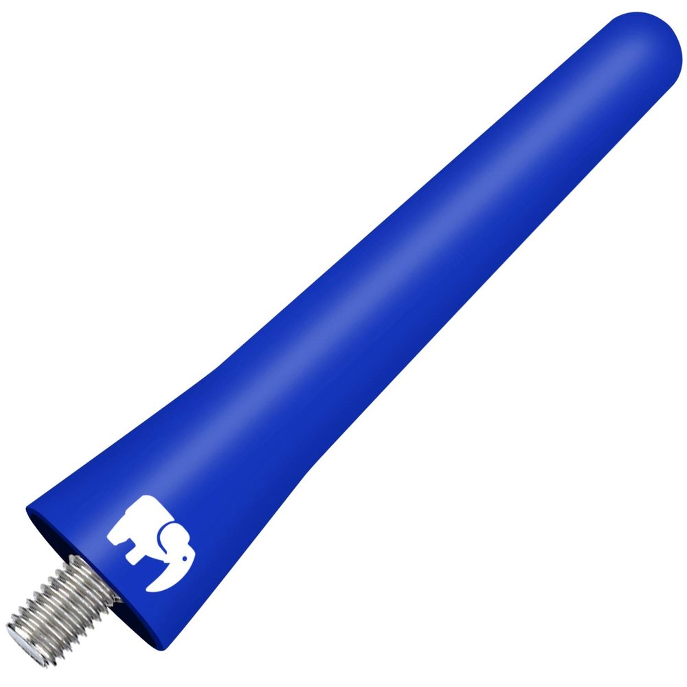 ONE250 2.5" inch Short Copper Core Antenna, Compatible with Ford F-Series (F-150 F-250 F-350 Super Duty Ford Raptor Ranger Trucks 1997-2024) - Designed for Optimized FM/AM Reception (Blue)