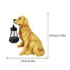 FAVOMOTO Lovely Lantern Light Resin Garden Ornament for Patio Decor Energy-efficient Night Light Warm Glow for Outdoor Spaces for Enhancing Garden Atmosphere view 4