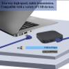 AAOTOKK 90 Degree USB 3.0 A Male to USB Data Transfer & Charging Extension Cable - 1M/3ft Blue (Keyboard, Mouse, Flash Drive, Hard Drive) view 4