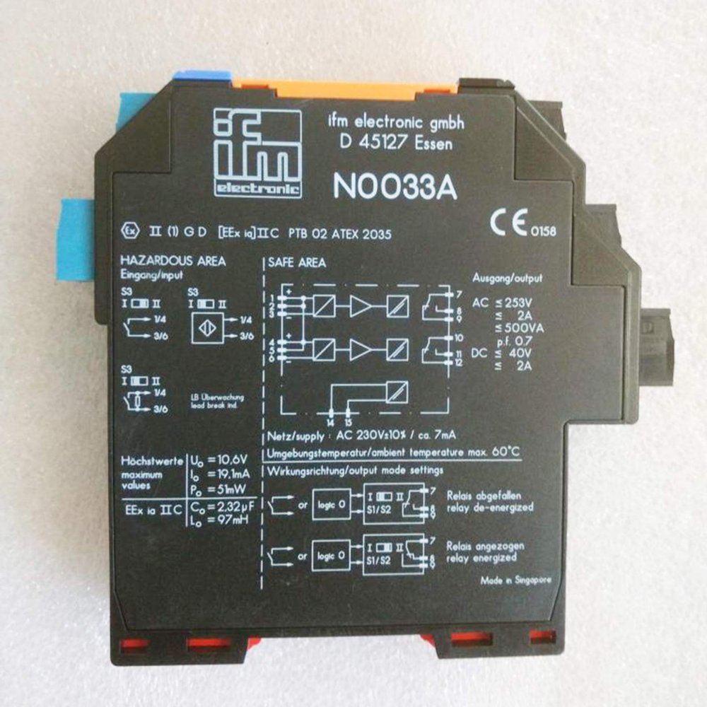 Carus Tool IFM N0033A Switching Amplifiers for Namur Sensors New