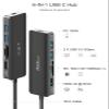 USB C Hub HDMI PD Adapter for MacBook Air/Pro, Surface Pro 7/8, XPS and More, Dockteck 6-in-1 Type C Hub with 4K 60Hz, 100W PD, SD & microSD Card Reader, 2 USB 3.0 Data 5Gbps view 2