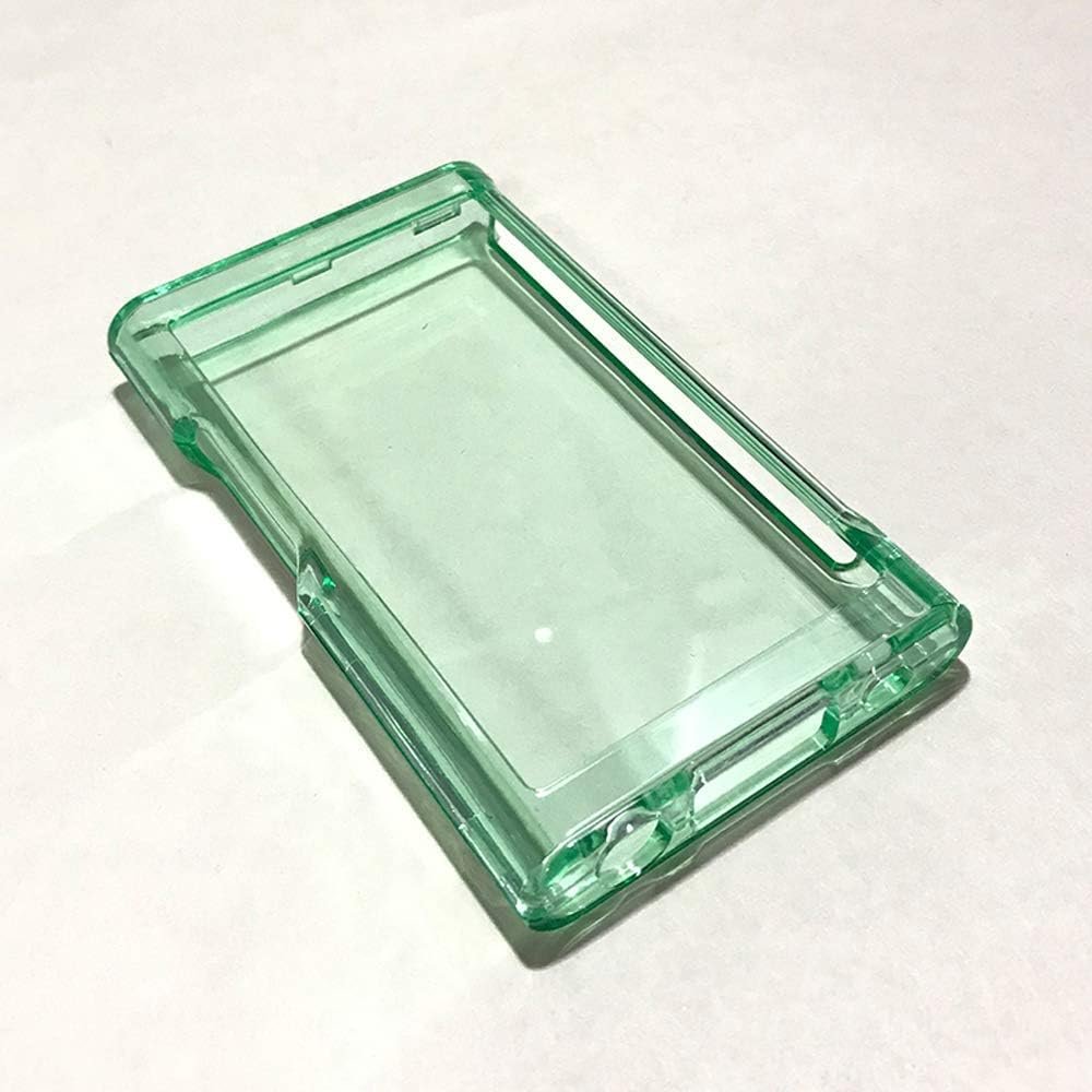 for Sony A55 Case,Clear Crystal Transparent Front and Back Case Cover for Sony Walkman NW A50 A55 A56 A57 (Clear Green)