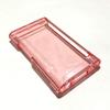 bestforyou for Sony A55 Case,Clear Crystal Transparent Front and Back Case Cover for Sony Walkman NW A50 A55 A56 A57 (Clear red) view 1