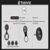 Thinvik Bicycle Stem Headset Top Cap Mount for Wahoo Mini Wahoo Elemnt & Elemnt Bolt,Elemnt Roam GPS Bike Computer - Aluminum Alloy CNC(Basic) view 3