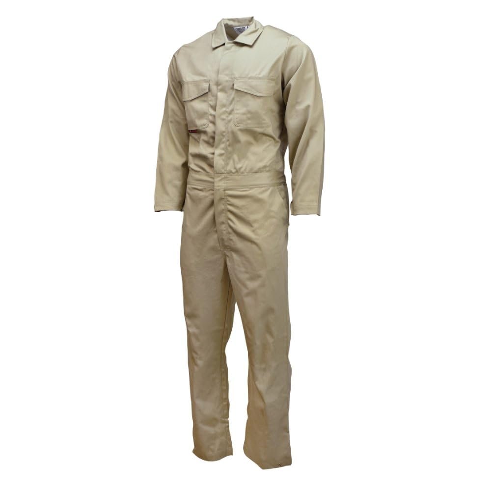 FRCA-003 Volcore Cotton FR Coverall - Khaki - Size L