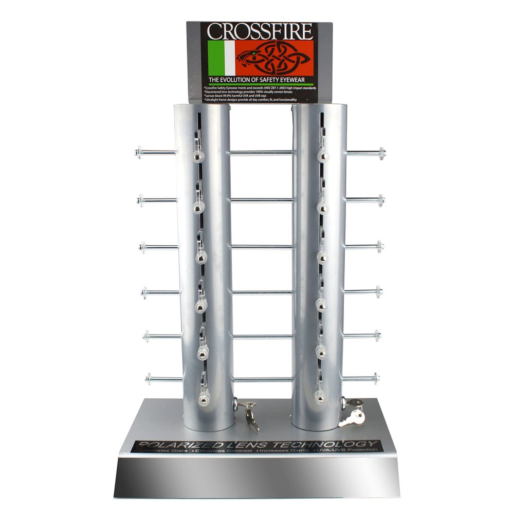 12 Unit Locking Counter Eyewear Display