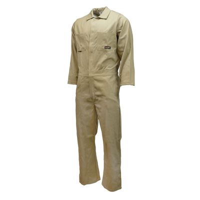 FRCA-004 Volcore Cotton FR Coverall - Khaki - Size 3X