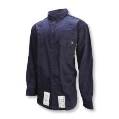 7 oz Indura FR Shirt - Navy - Size L