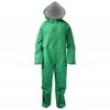 I96ACA Chem Shield Coverall with Hood - Green - Size S view 1