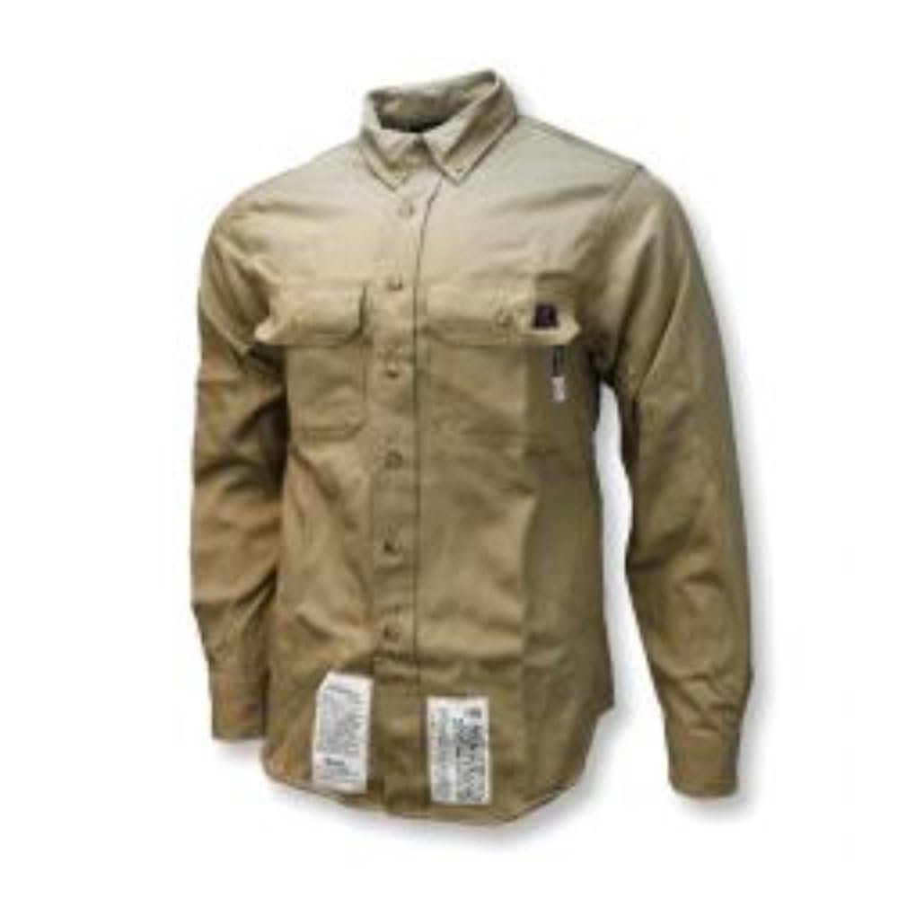 7 oz Indura FR Shirt - Khaki - Size M
