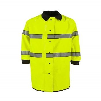 Reversible Rain Jacket with Reflective Taping