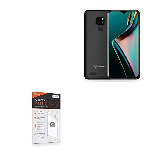 BoxWave Screen Protector Compatible with Gionee P12 - ClearTouch Anti-Glare (2-Pack), Anti-Fingerprint Matte Film Skin