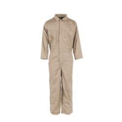 7 oz Indura FR Coverall - Khaki - Size L
