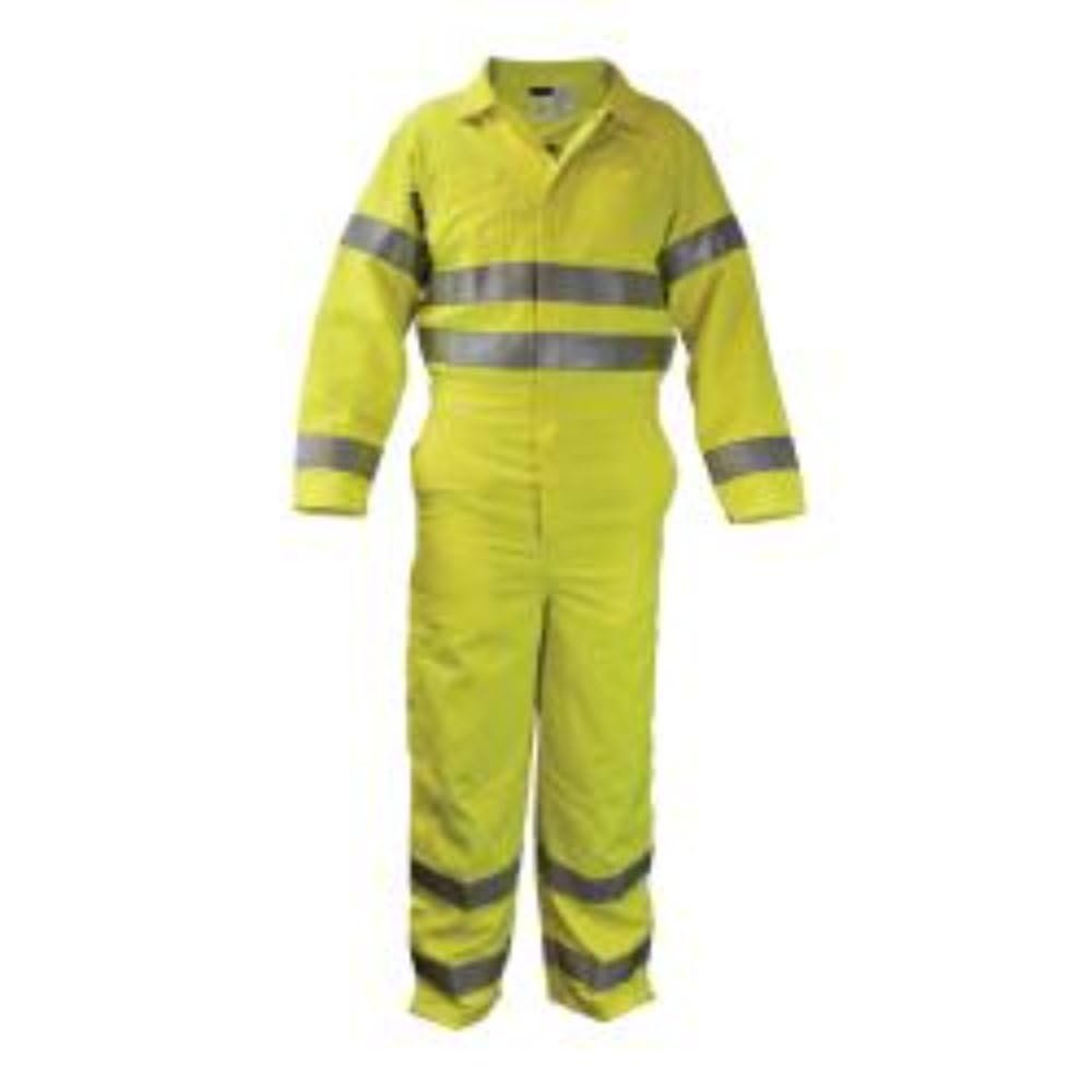High Visibility FR Coverall - Fluorescent Yellow - Size 4X