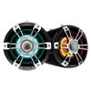 Fusion 010-02438-00 Wake Tower Speakers, 6.5", Chrome, Illuminated view 1