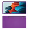 Decalrus - Protective Decal for Samsung Galaxy Tab S7 (11" Screen) Tablet Purple Carbon Fiber Skin Skins Decal for case Cover wrap CFsamsungGalaxyTab_S7Purple view 1