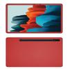 Decalrus - Protective Decal for Samsung Galaxy Tab S7 (11" Screen) Tablet RED Carbon Fiber Skin Skins Decal for case Cover wrap CFsamsungGalaxyTab_S7Red view 1
