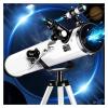 YXCKG Astronomy Telescope,114mm Aperture, Telescopes for Adults Astronomy Stargazing, Astronomical Refracting Telescope with Adjustable Tripod, to View The Sky (Size : Set A) view 1