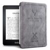 ALMIGHTY Water-Safe Case for Kindle Paperwhite 4 PU Leather Retro Cover with Auto Wake/Sleep, Fits Kindle Paperwhite 4 10th Gen 2018 Release, Gray view 1