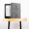 ALMIGHTY Water-Safe Case for Kindle Paperwhite 4 PU Leather Retro Cover with Auto Wake/Sleep, Fits Kindle Paperwhite 4 10th Gen 2018 Release, Gray view 2