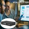 E-Universal 2 Port VGA Video Splitter 2 Ports Powered Video Splitter with AC Adaptor 1 to 2 VGA Duplicator Support 1920X1440 Resolution view 3