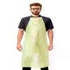 AMZ Medical Supply Disposable Aprons, Yellow, 36 x 27.5 Inch, Pack of 10, 82 GSM PP+PE, Lightweight Aprons with Head Loop and Waist Ties for Cooking, Painting, Cleaning view 1