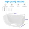 2Pcs Screwless Wall Mount Bracket for Eero Pro 6 WiFi, VHB Stick On Holder, Strong Adhesive Holder, No Tools No Drilling No Hole view 2
