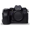 MegaGear MG1961 Ever Ready Genuine Leather Camera Half Case Compatible with Fujifilm X-S10 - Black view 1
