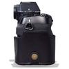 MegaGear MG1961 Ever Ready Genuine Leather Camera Half Case Compatible with Fujifilm X-S10 - Black view 3