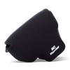 MegaGear MG1946 Ultra Light Neoprene Camera Case Compatible with Nikon Z5 - Black, PU Leather view 3